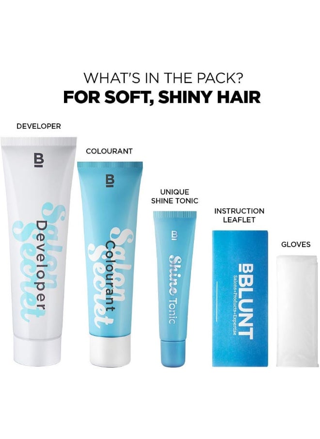 BBLUNT BBlunt High Shine Creme Hair Colour with Shine Tonic - Coffee Natural Brown 4.31,100g,8ml  - Image 2