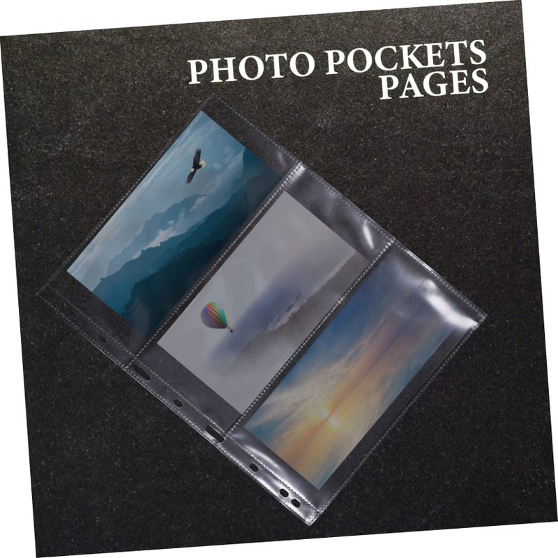 10 Pcs Transparent Loose Leaf Currency Album Pages For Banknotes Tickets Photos Cards Storage - Image 4
