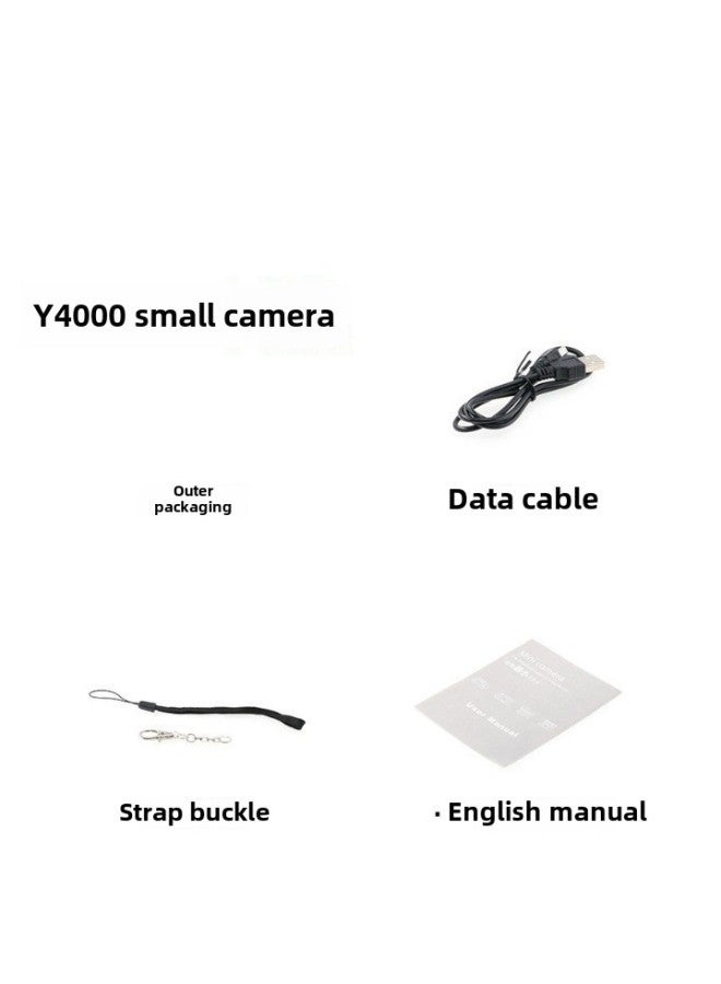 Generic Temu Cross Border Small Sq11 Camera Hd Y3000 Camera Y4000 Sports Camera 1080pDV-Body Color:Y4000 White  - Image 1