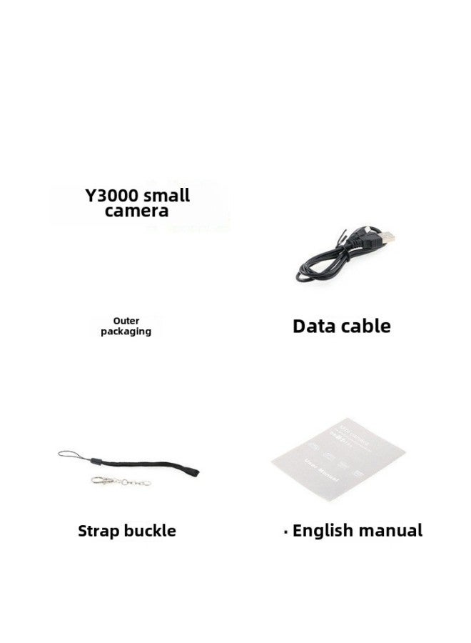 Generic Temu Cross Border Small Sq11 Camera Hd Y3000 Camera Y4000 Sports Camera 1080pDV-Body Color:Y4000 White  - Image 5