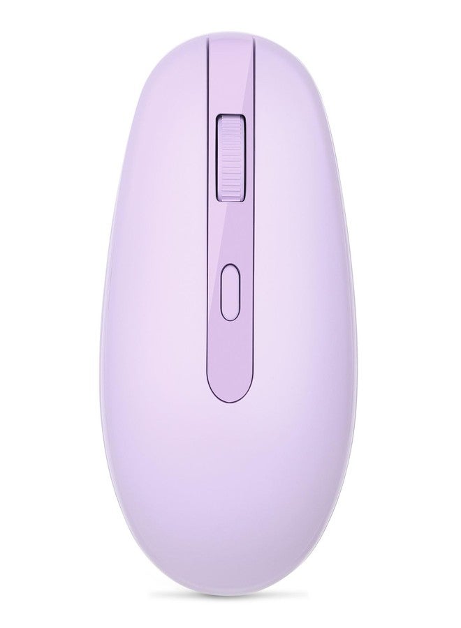 Rii Wireless Mouse RM700 2.4G Silent Mouse,Computer Mouse with USB Nano Receiver for Laptop,PC,Mac,Chromebook,Windows (Purple) - Image 1