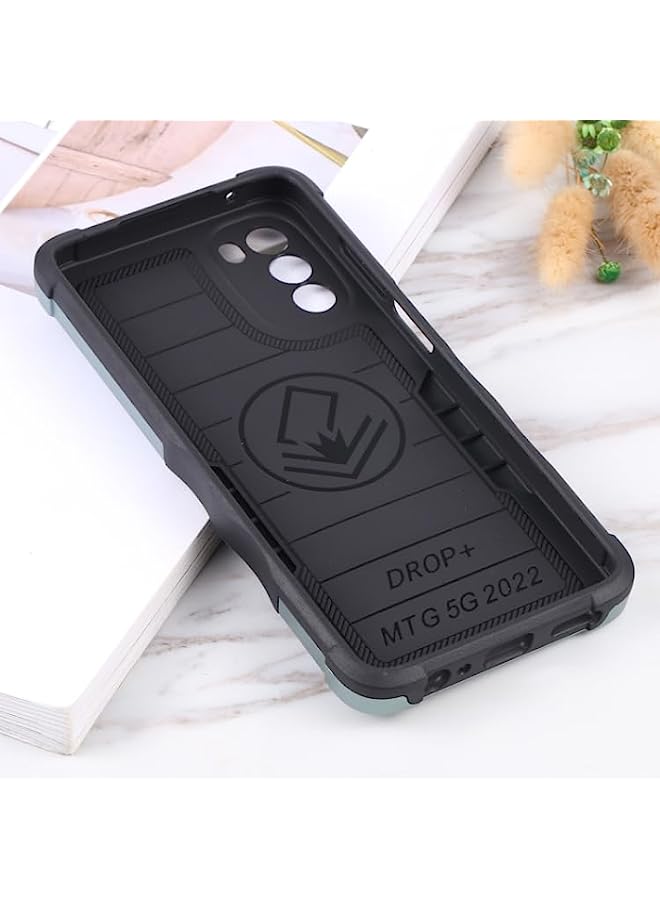 HuHa HuHa Case Cover Compatible For Motorola Moto G 5G 2022 Non-slip Shockproof Armor Phone Case Green - Image 3