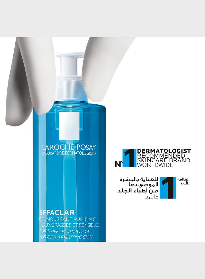 LA ROCHE-POSAY La Roche-Posay Effaclar Acne Foaming Cleansing Gel for Oily and Acne Prone Skin 400ml
