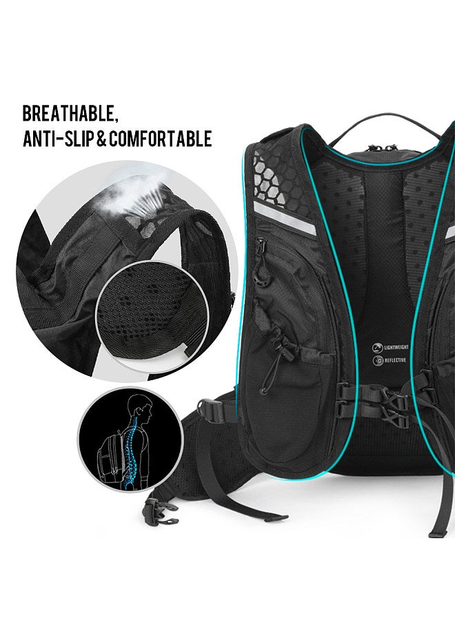 Outdoor INOXTO 12L Outdoor Running Backpack Bicycle Backpack Sports Vest Ultralight Riding Bag Women Men Breathable Jogging Sport Backpack For Camping Hiking Cycling Sport Bag  - Image 2