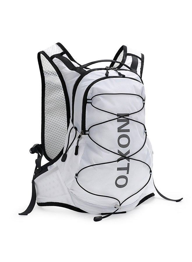 Outdoor INOXTO 12L Outdoor Running Backpack Bicycle Backpack Sports Vest Ultralight Riding Bag Women Men Breathable Jogging Sport Backpack For Camping Hiking Cycling Sport Bag  - Image 5