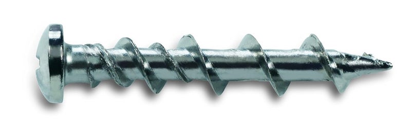 Fastening Innovations 02316 Wall-Dog - 1/4-Inch by 1-1/4-Inch Zinc Pan Head Light Duty Anchor, 100 Per Box