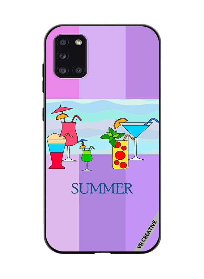 VR CREATIVE Protective Case Cover For Samsung Galaxy A31 Summer Design Multicolour - Image 1