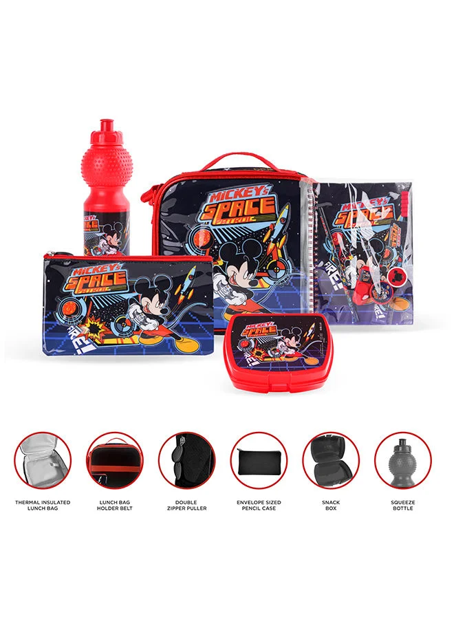 Disney 6 In 1 Disney Mickey Mouse Space Patrol Trolley Box Set 18 inches