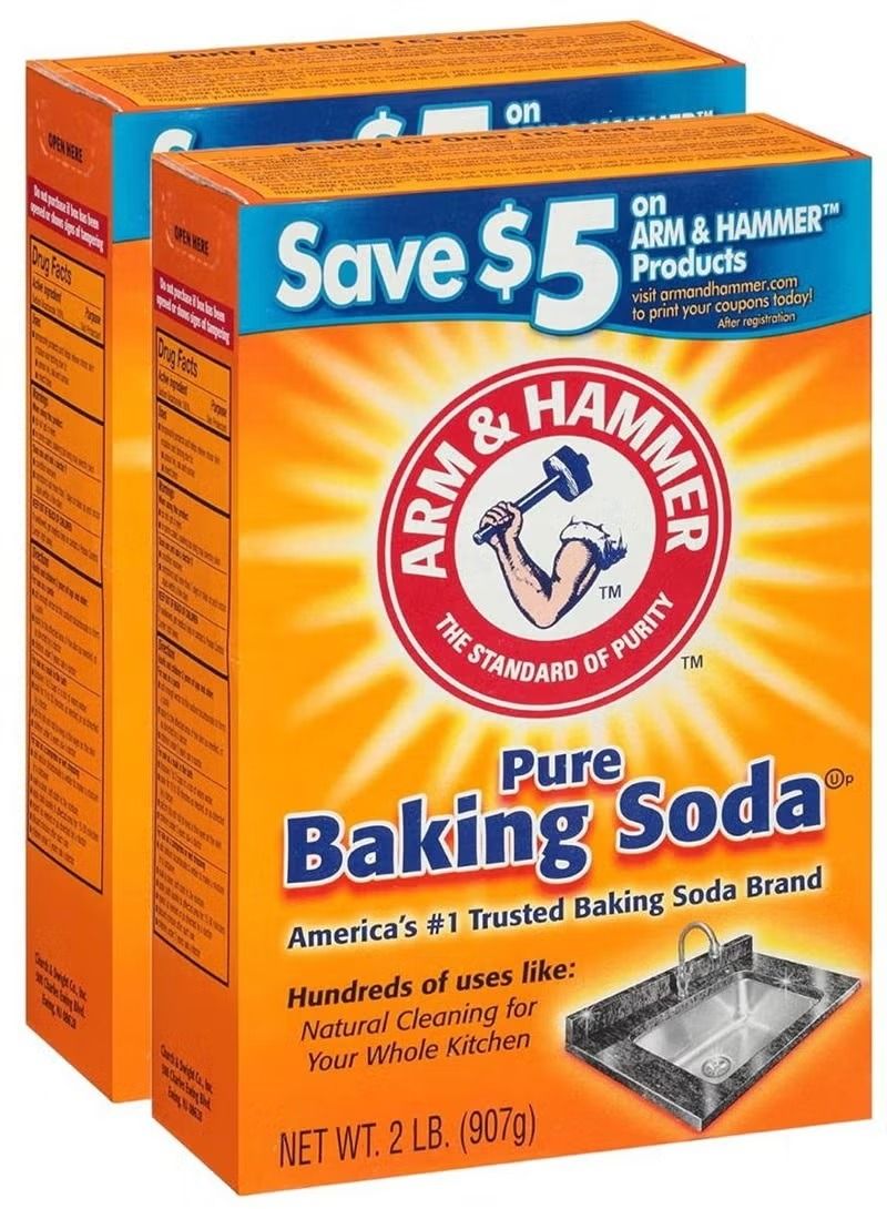 آرم آند هامر عبوتين من بيكربونات الصوديوم متعدد الإستخدامات - 907x2 جم - Image 1