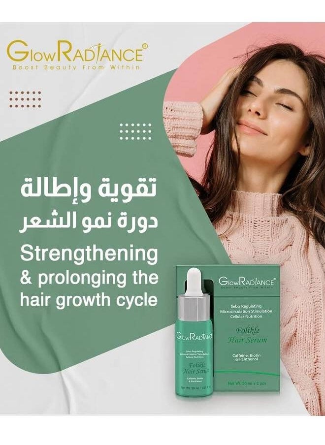 GlowRadiance - GlowRadiance Folikle Hair Serum 30ml - Image 1