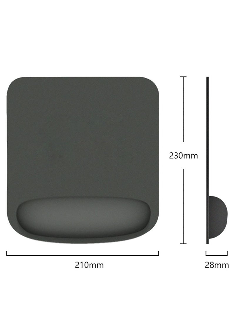 راحة معصم الفأرة السوداء، رغوة الذاكرة، دعم راحة المعصم، مع قاعدة غير انزلاقي للحاسوب، الألعاب، المكتب، للطباعة السهلة، الإغاثة من الألم - Image 5