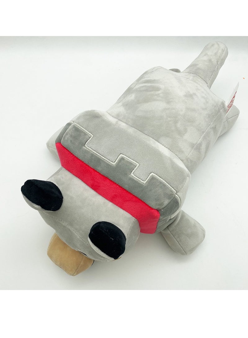 Plush wolf 40cm stuffed animal doll, soft doll inspired by the character of the game Minecraft, suitable for children and friends as gifts - Image 4