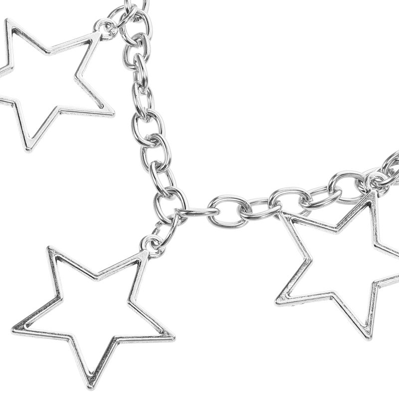 2pcs Hollow Star Pendant Shoe Chains For Sneakers And Boots Fashionable Shoe Footwear Jewelry Accessories For Women And Men - Image 3