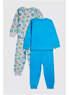 mothercare Rocket Lift-the-Flap Pyjamas - 2 Pack  - Image 2