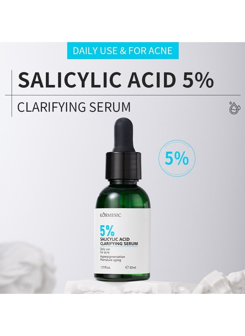 Kormesic - Salicylic Acid 5% Purifying Serum - Deep Clean & Skin Detox 30ml - Image 1