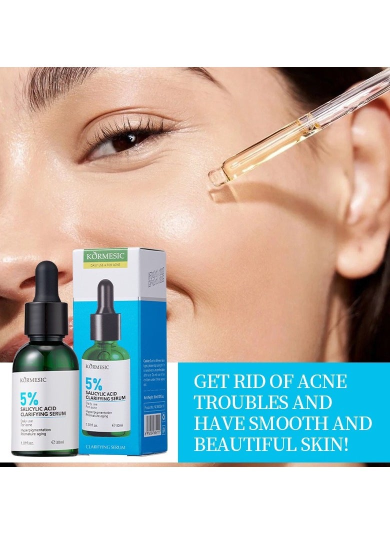 Kormesic - Salicylic Acid 5% Purifying Serum - Deep Clean & Skin Detox 30ml - Image 1