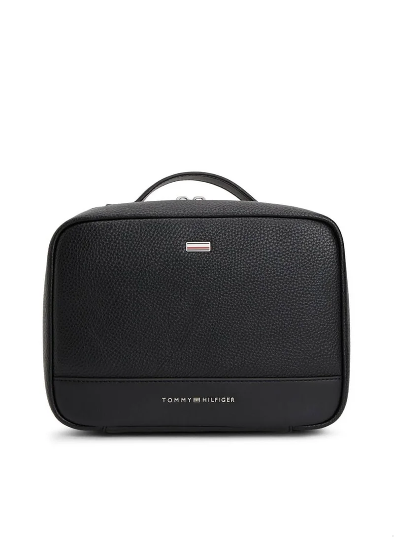 Tommy Hilfiger Repeat Flag Metallic Logo Washbag