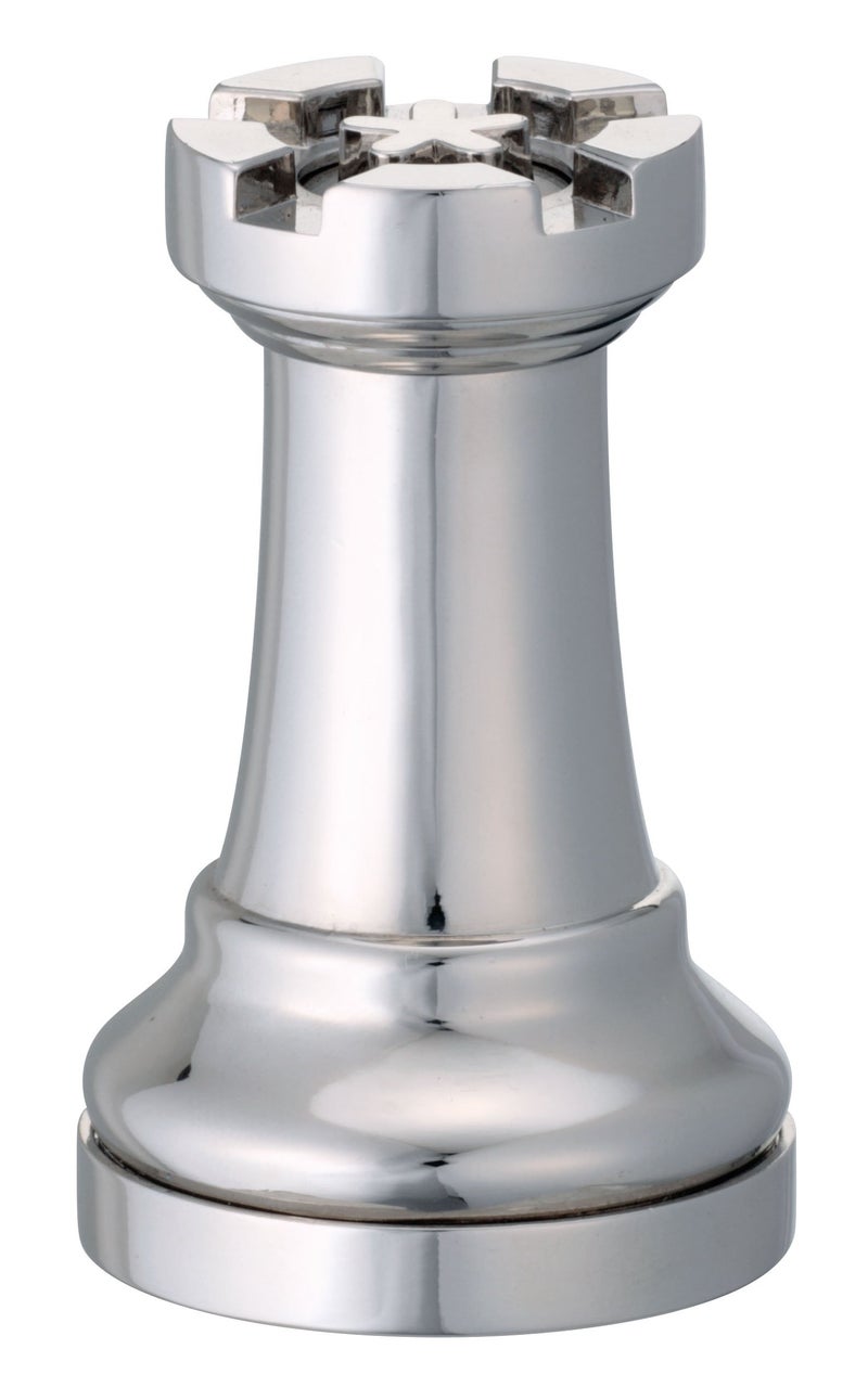 Hanayama Cast Chess Silver Rook (Tower) - Image 5
