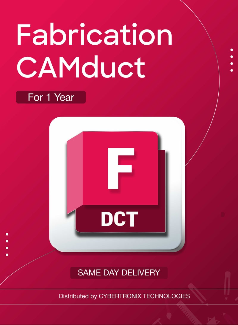Autodesk Autodesk Fabrication CAMduct – 1 Year Subscription | SAME DAY DELIVERY