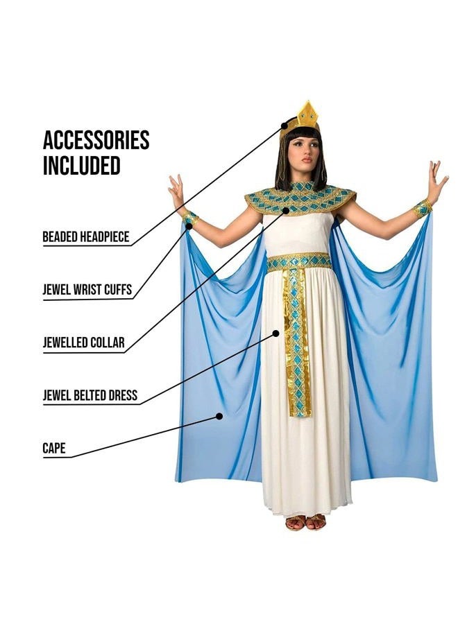 MORPH De Luxe Women's Cleopatra Costume - Egyptian Halloween Costume, Size L - Image 2