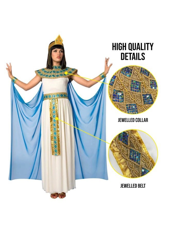MORPH De Luxe Women's Cleopatra Costume - Egyptian Halloween Costume, Size L - Image 3