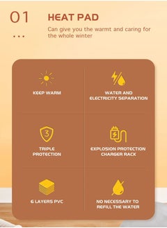 Prime by javaudan Foot Warmer Heating Winter Foot Warmer Home  and Washing of Electric Shoes Reusable Heat Pack USB Hand Warmer Foot And Hand Warmers Heating Pad  - Image 5