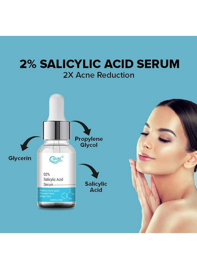 Quat 2% Salicylic Acid, Reduces Redness, Renews, and Restores, Vegan & Cruelty-Free (New) - Image 2