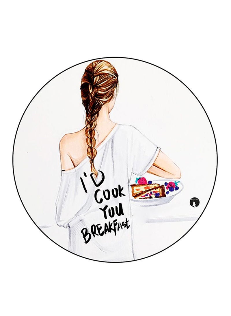 RKN Girl Printed Mouse Pad Multicolour