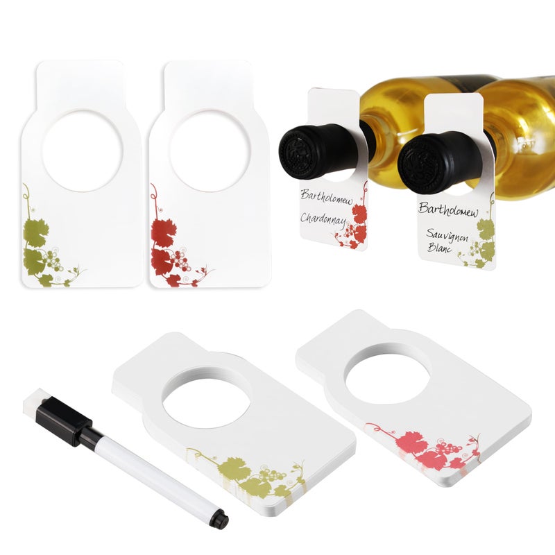 True Vintner Wine Cellar Tags Wine Bottle Neck labels Wine Cellar Labels Labels for Wine Bottles Set of 50