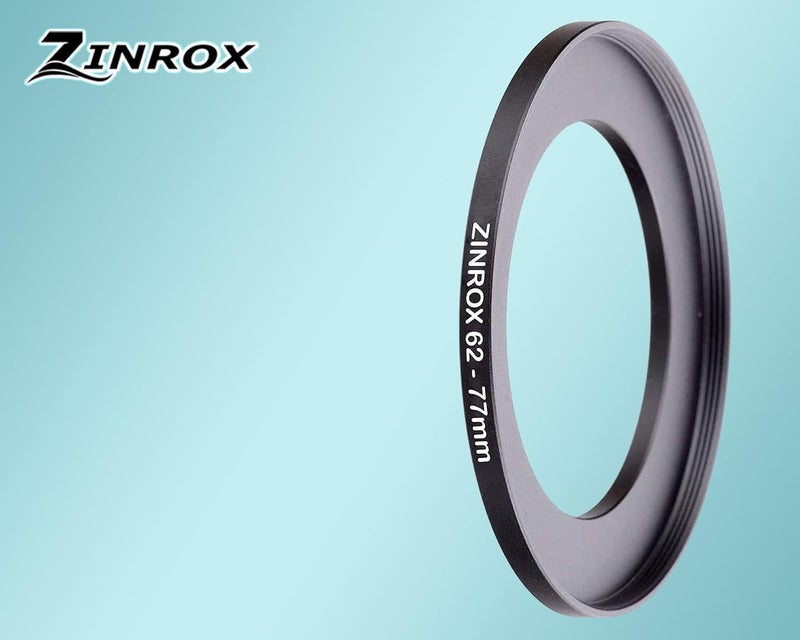 ZINROX ® 62-77mm Step Up Lens Filter Adapter Ring, Set of 1 Piece - Size :-62mm to 77mm Stepping Ring - Image 3
