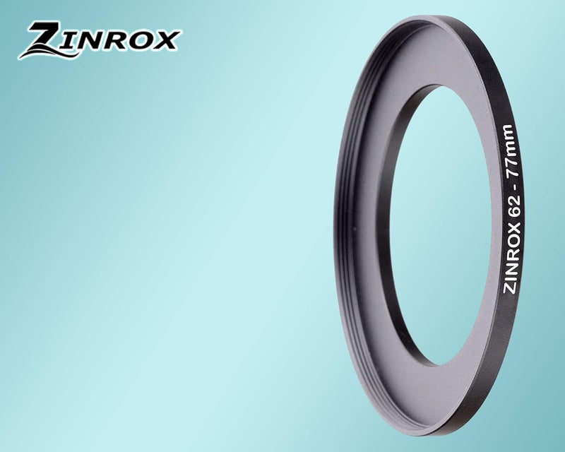 ZINROX ® 62-77mm Step Up Lens Filter Adapter Ring, Set of 1 Piece - Size :-62mm to 77mm Stepping Ring - Image 5