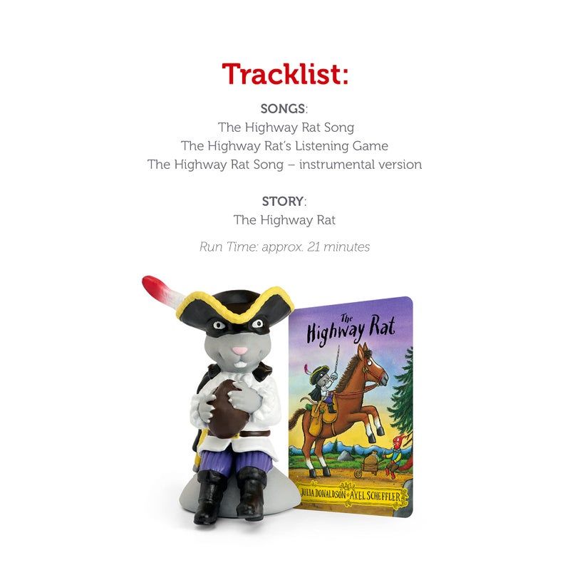Tonies The Highway Rat Audio Toy Figurine from Julia Donaldson - Image 5