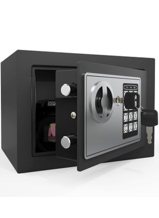 Security Lock Safe Box, Portable Home Security Box with Digital Keypad and Emergency Keys, Mini Lock Box for Valuables, Jewelry, Money and Documents - pzsku/Z241BD914D64D35A4F449Z/45/_/1711788766/a385e60d-66d0-4428-b9a8-6437e97f04bb