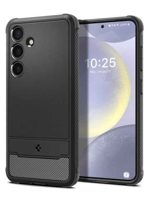 Spigen Rugged Armor designed for Samsung Galaxy S24 PLUS case cover (2024) - Matte Black