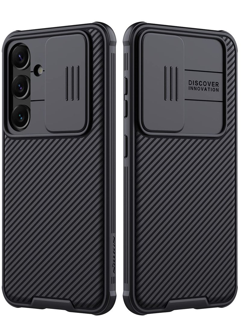 Nillkin For Samsung Galaxy A-55 5G Case TPU Shockproof Airbag Bumper, Camera Lens Protection Slide Cover Phone Case, Anti-Fingerprint Slim Fit Mobile Back Cover  - Image 1