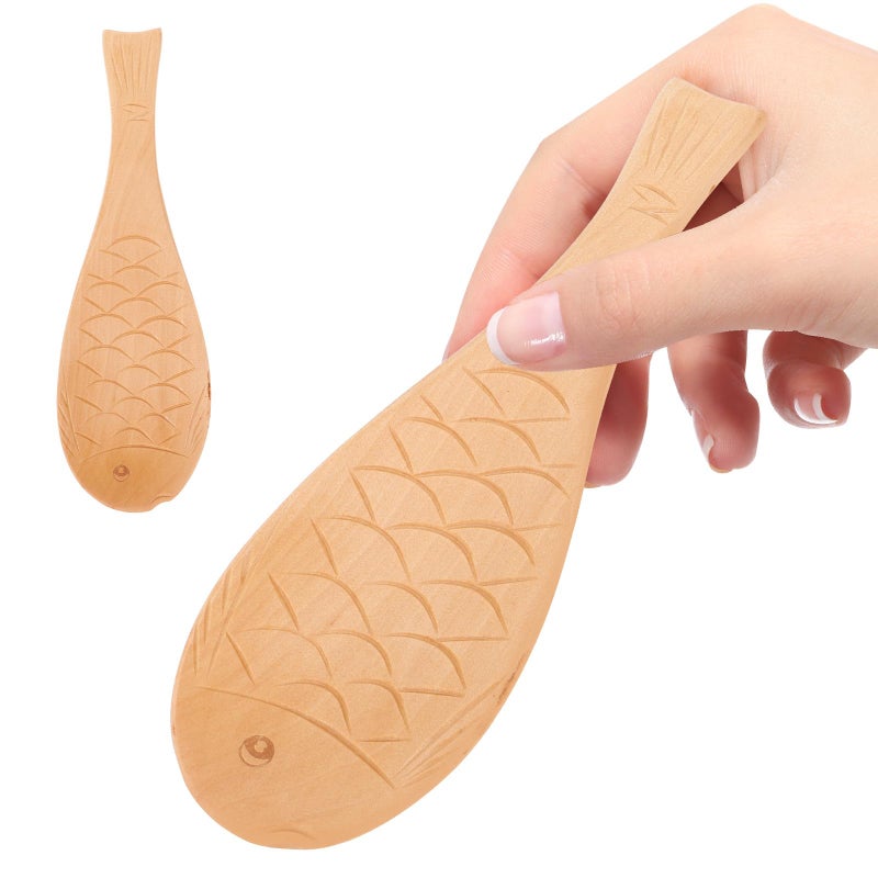 Wooden Fish Shaped Rice Paddle Non Stick Serving Spoon Kitchen Cooking Scoop - Image 5