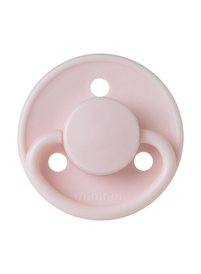 Mininor Round Pacifier Silicone 0M Spring Blossom  - Image 1