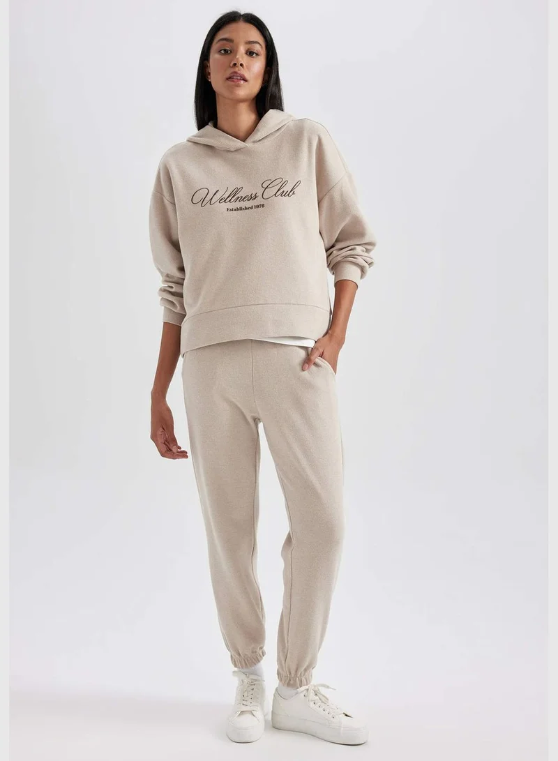 DeFacto Woman Hooded Long Sleeve Sweatshirt