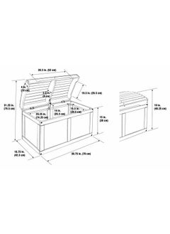 Badger Basket Kid's Hardwood Barrel Top Toy Box Storage Chest with Safety Hinge - Espresso  - Image 5