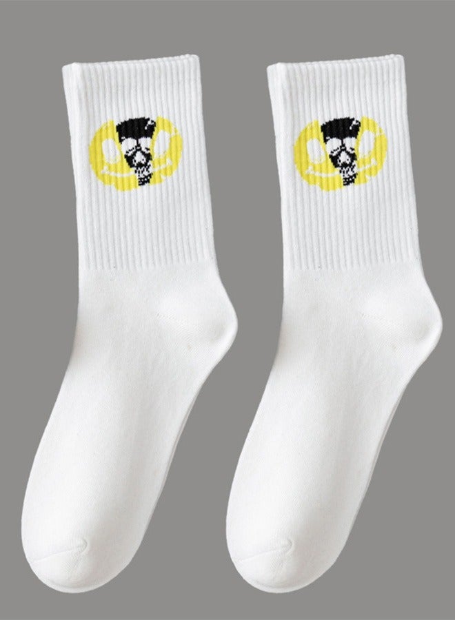 5 Pairs of Men's Basketball Cotton Socks,Thickened Long Tube Socks,Comfortable and Breathable,Odor Proof, Anti Slip,Antibacterial,and Sweat Absorbing - Image 4