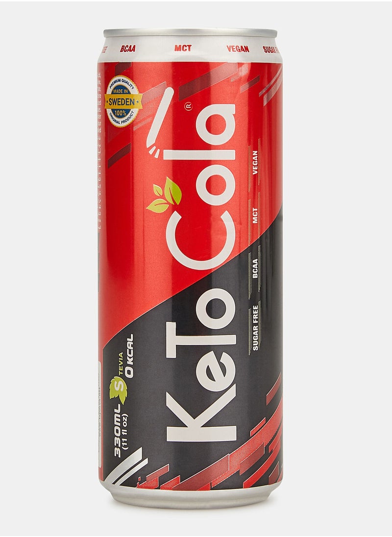 Laperva - Keto Cola Soft Drink Healthy Drink, Zero Calorie Cola with MCT, Caffeine, BCAAs, and Glutamine 24 Pieces - Image 1
