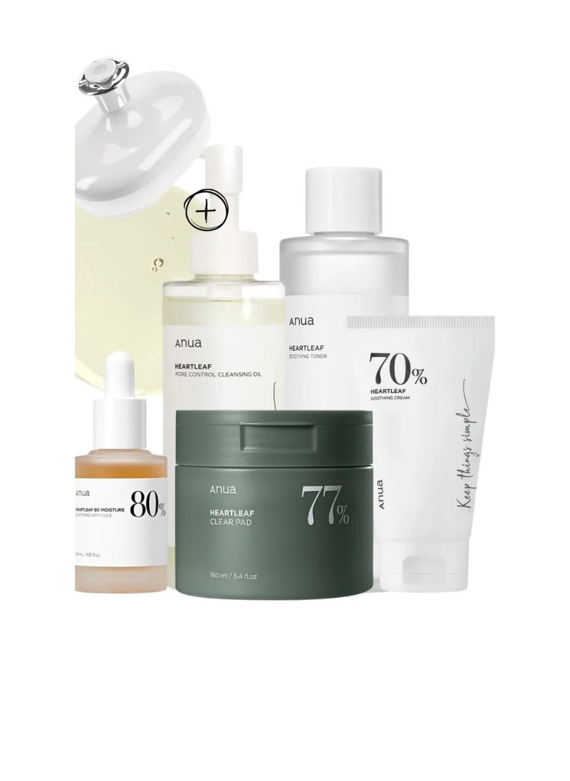 Anua Wonder Heartleaf Skincare Collection 