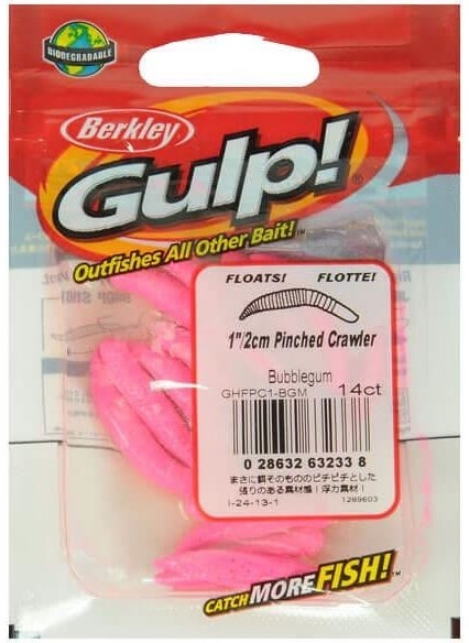 Berkley Gulp Floating Pinched Crawler Fake Wolf 2 cm 14pcs  - Image 2