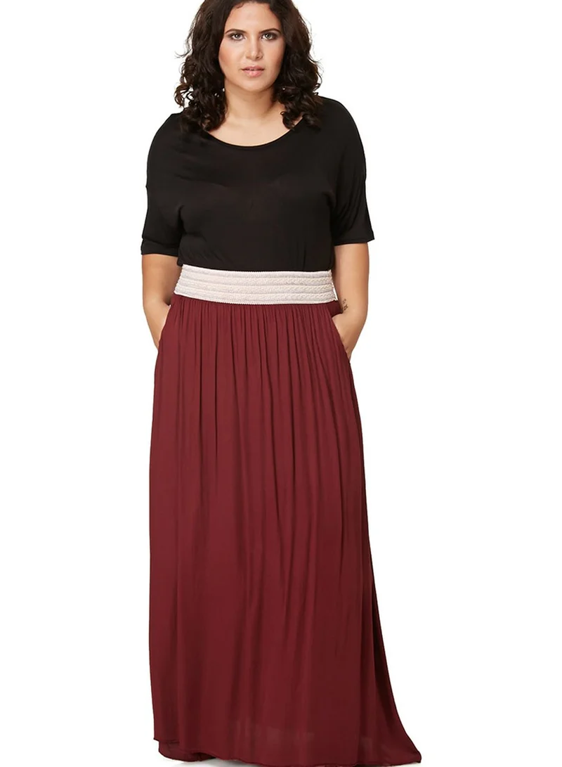 Ella Plus Gypsy Pleated Maxi Skirt