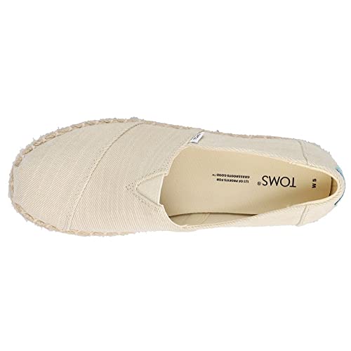 TOMS Women's Alpargata Platform Rope Loafer Flat, Natural Heavy Twill, 9.5 - Image 5