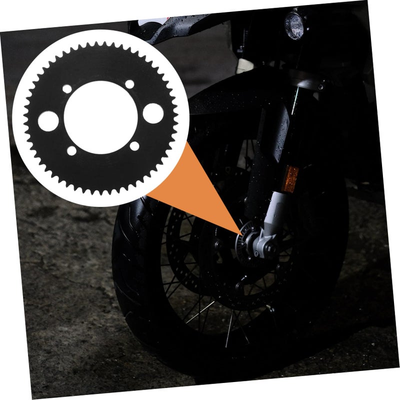 Motorcycle Rear Sprocket 4 Holes Steel Off Road Chain Replacement 44 Teeth - Image 3