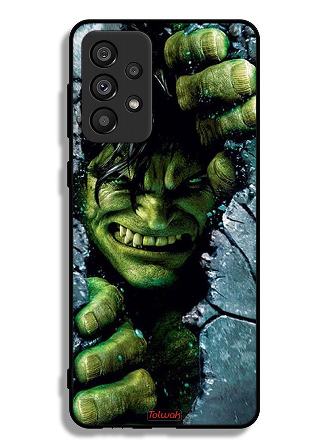 Tolwak Samsung Galaxy A73 5G Protective Case Cover Incredible Hulk - Image 1