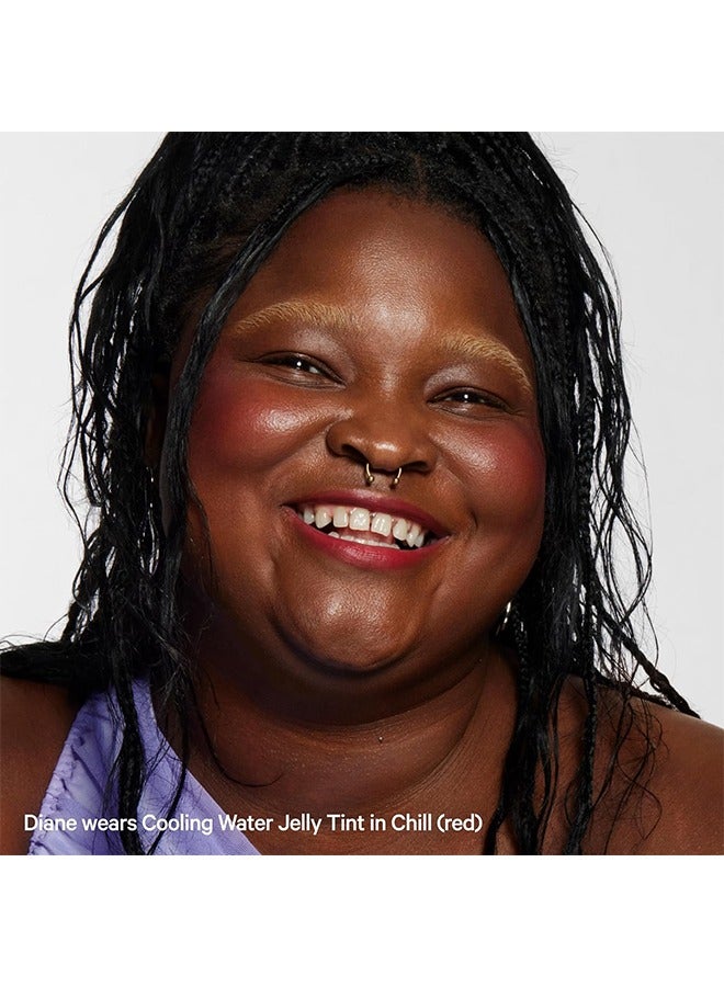 Cooling Water Jelly Tint Lip + Cheek Blush Stain, Blush Stick for Cheeks, Jelly Blush Stick, Longlasting Non-Stick, Paraben-Free, 0.17 oz (Chill) - Image 3