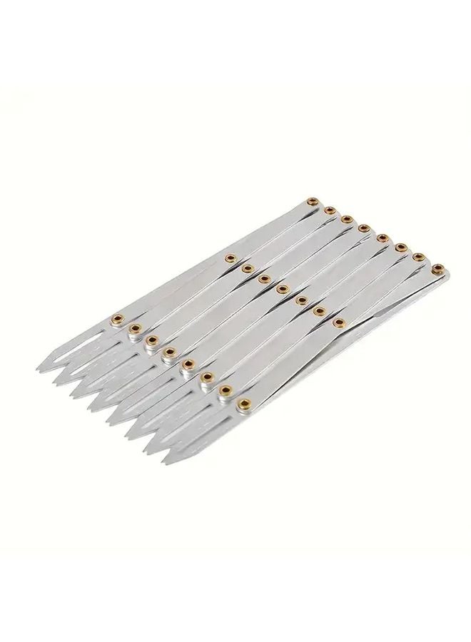 1pc Adjustable Aluminum Sewing Gauge Rust Resistant Multi Functional Curtain Fabric Measuring Tool - Image 1
