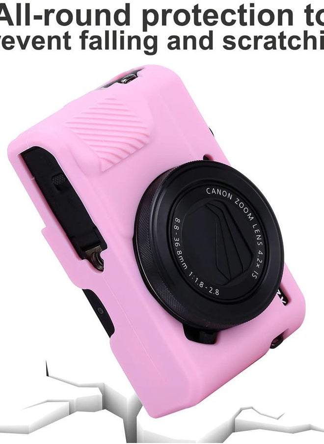 Pocoukate Camera Body Case for Canon G7X /G7X Mark II/Mark III Silicone Case Cover with Optical 9H Hardness 0.3mm Ultra-Thin DSLR Camera Screen Protector  - Image 5